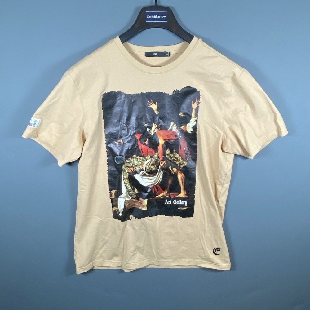 MENS 100% AUTHENTIC ETERNITY T-SHIRT SIZE Large Eggshell Art Gallery